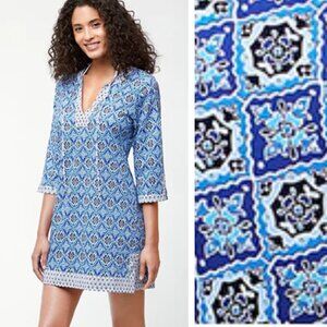 Tommy Bahama Blue Resort Mini Dress